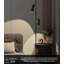 Éclairage décoratif mince vertical à double tête