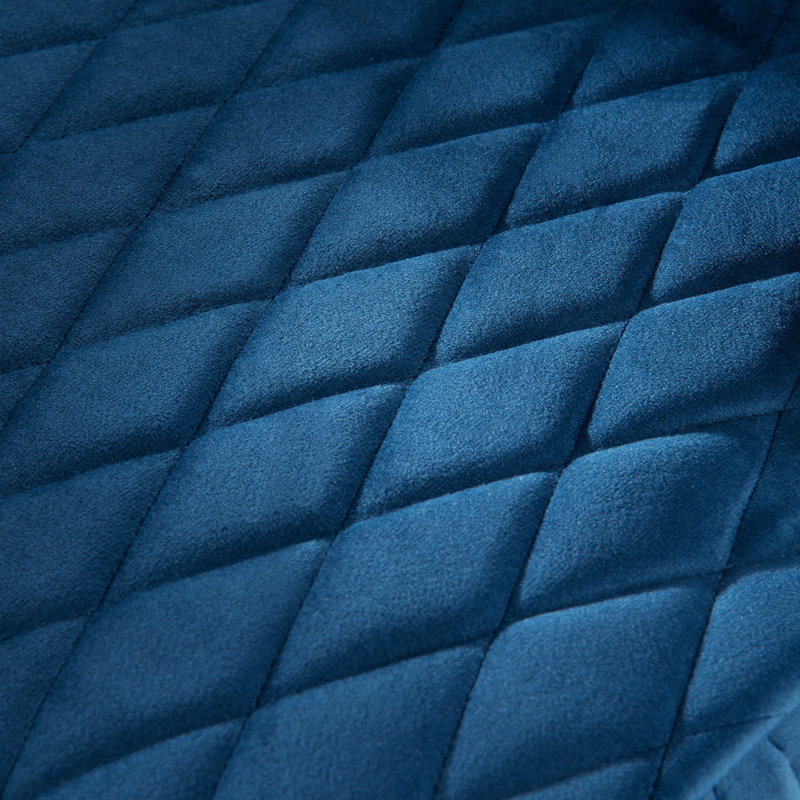 Chaise rembourrée Janayiah, Bleu