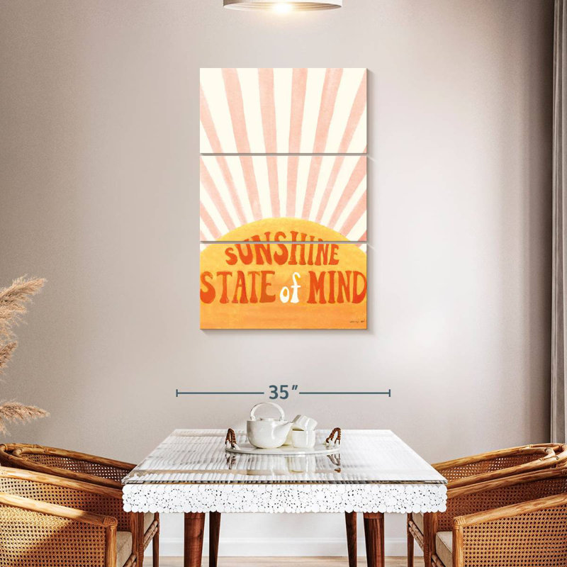 Tergel Sunshine Mind, 45" H x 28" W