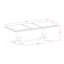 L'ensemble de table de cuisine 7 pièces comprend une table de salle à manger rectangulaire et 6 chaises de cuisine en tissu de lin sable clair avec pieds noirs - finition sable-1852862790-1873149329-1873149334