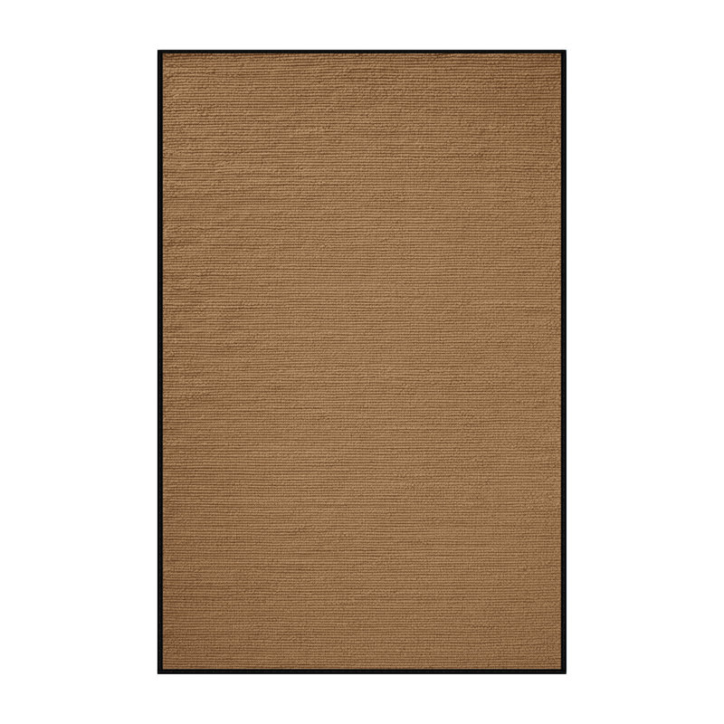 Tapis brun uni lavable à la machine, Tapis de couloir 2 pi x 4 pi