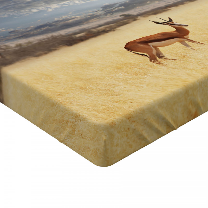Safari Microfiber Fitted Sheet, Queen Fitted Sheet