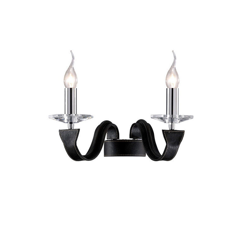 Killingsworth Candle Wall Light, Black