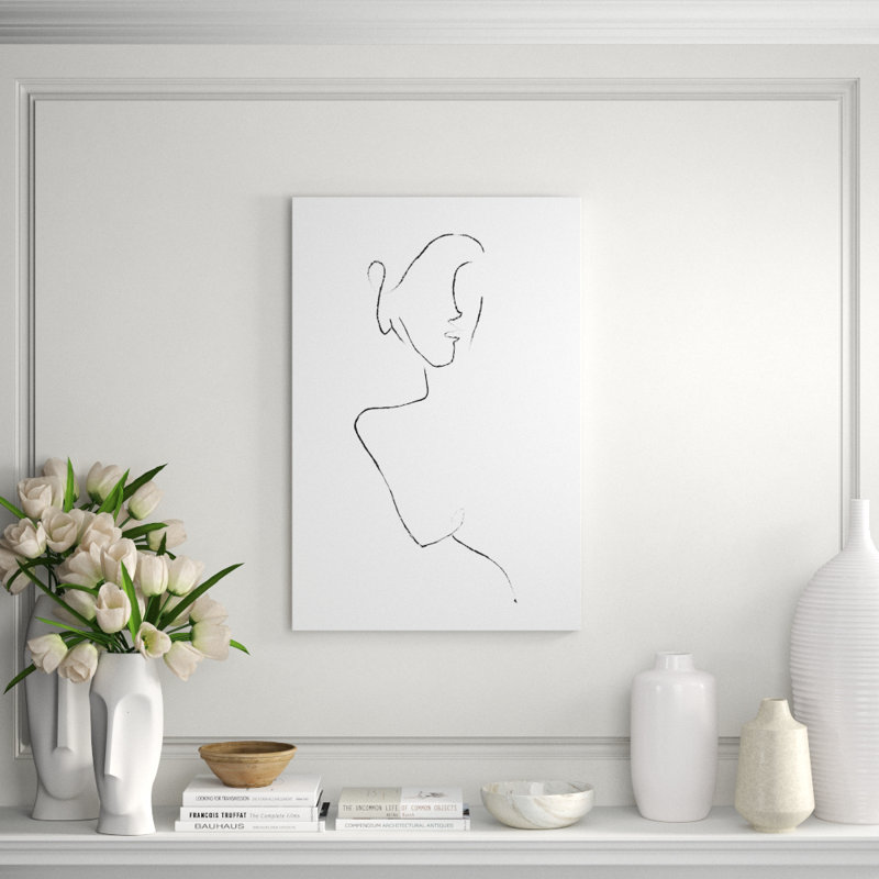 Ingénue I Print by Bobby Berk, 54" H x 36" W x 1.5" D, Image Brush Gel