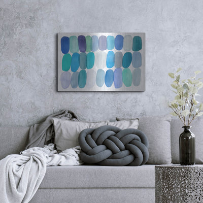 Art mural en métal Latitude Run® «Pearls Of Life» par Simone Christen