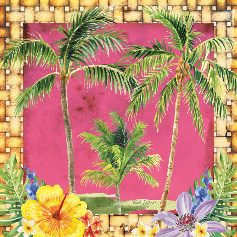 Palmier tropical, H 20 po x l 20 po