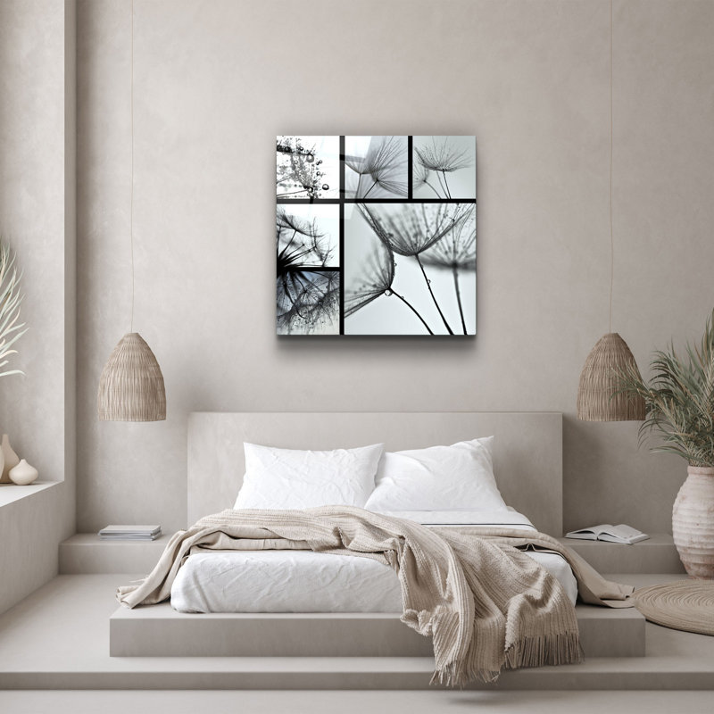 Stunning Decorative Tempered Glass Painting, 19.7 x 19.7 Inches | 100% Tempered Glass, Thickness: 0.16 Inches | UV Printing for Vibrant Colors | Perfect for Home Décor, Living Room or Office Wall Art