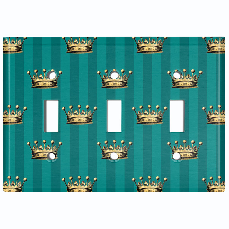 3 - Gang Toggle Light Switch Standard Wall Plate