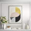 Metallic Paradigm 1' Framed Graphic Art Print on Glass