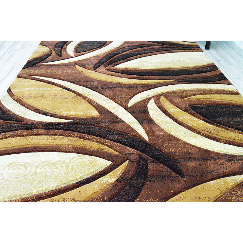 Mccampbell Performance Abstract Indoor Rug, Rectangle 5' x 7'