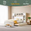 Lit en bois avec armoire tout-en-un, tablette et prises, lit gigogne-489656063-489656061