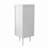22.25'' Floor Coner Cabinet,Three Tiers With Tempered Glass Doors And Storage Shelves For Bathroom, Living Room And Bedroom-358960035