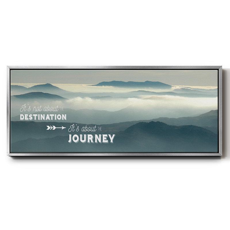 The Journey- Framed Canvas, H 8 po x l 20 po