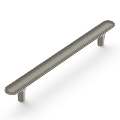 Poignée à tirer de la collection Maven - Nickel satiné centre-centre de 6 5/16 po - Quincaillerie de style Mid-Century pour tiroirs et armoires (ensemble de 5)