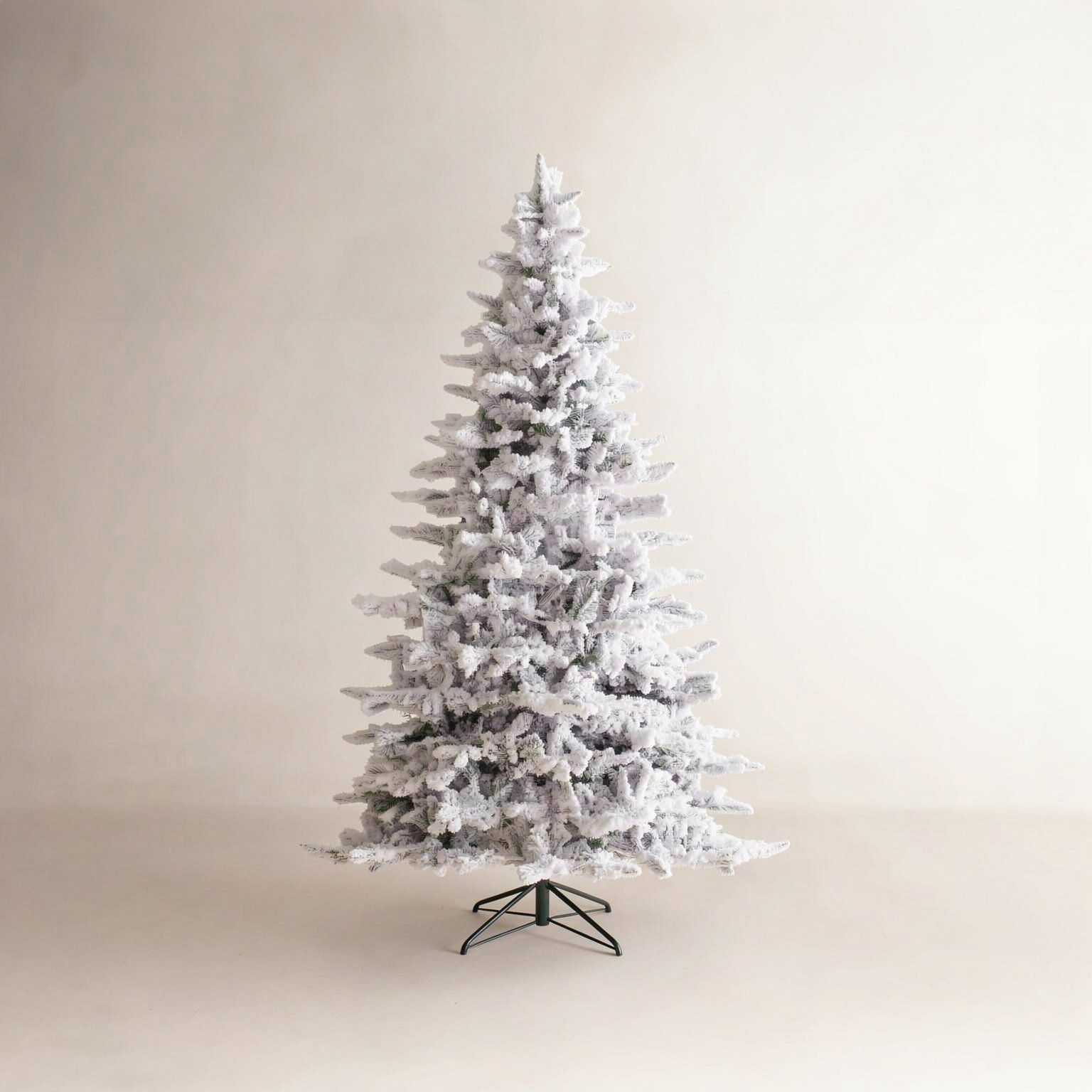 White Frosted Fir Christmas Tree, 12' H