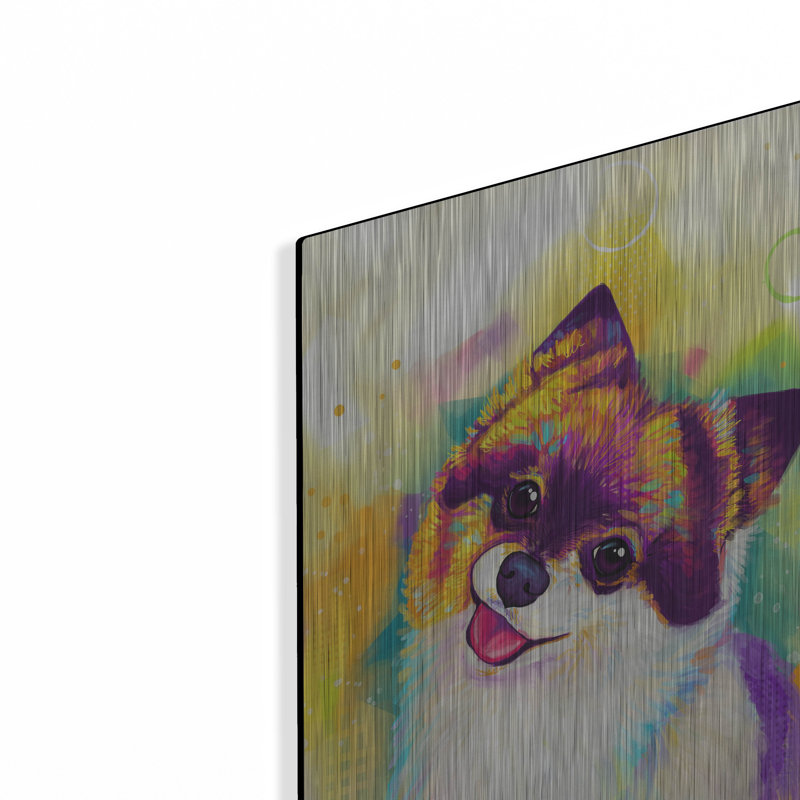 "Pop Art Pomeranian 2" par Furbaby Affiliates, H 16 po x l 12 po