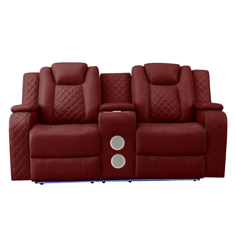 Causeuse inclinable Radiant Power, Rouge