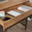 Metal Base Writing Desk-170564098