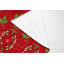 Jeté en velours de coton botanique Poinsettia Holiday-118245330-118245331