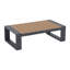 Table basse d'extérieur en aluminium