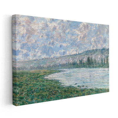 The Seine at Vétheuil, 1880 - Canvas Print Wall Art