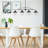 Benee 4 - Light Matte Black Kitchen Island Pendant