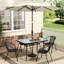 Cassady Outdoor Garden Tempered Glass White Wood Grain Coffee Table-1297626620-1297626622