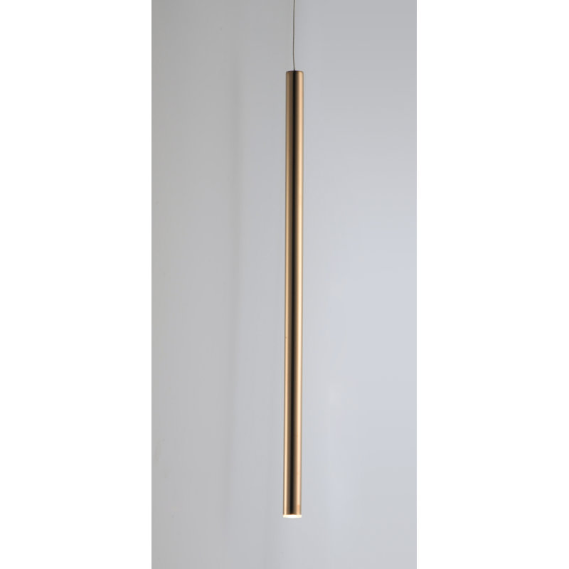 Addysun 1 - Light LED Unique/Statement Pendant, Rose Gold