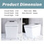 Toilette simple en céramique Smart 1,28 GPF-111620633
