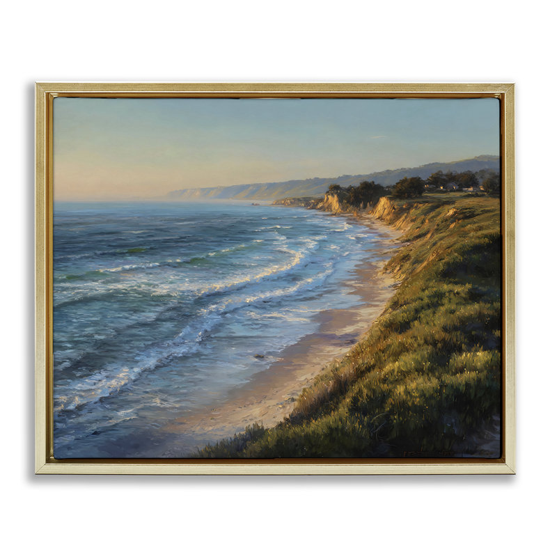 Cadre flottant arrondi, par Franklyn Gregory, 25 x 31, Cadre flottant métallique doré