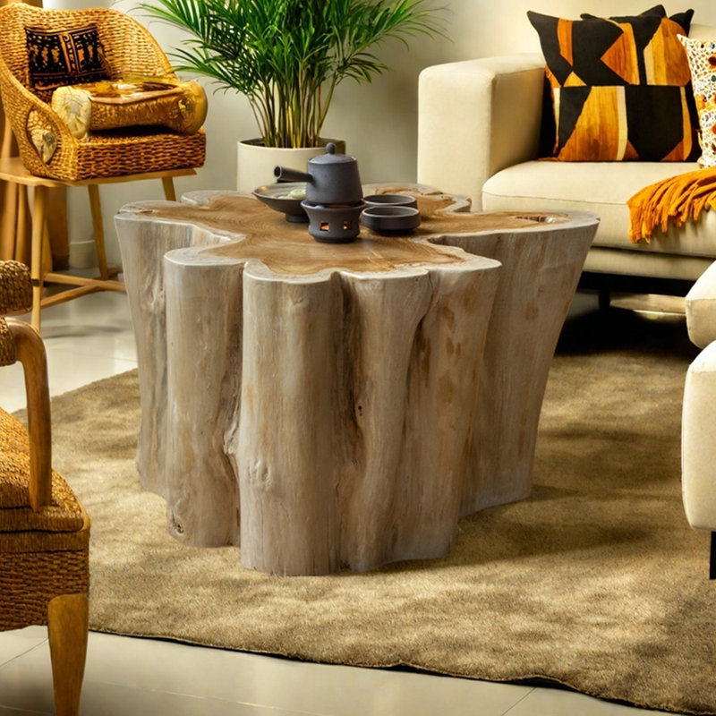 Table basse en teck