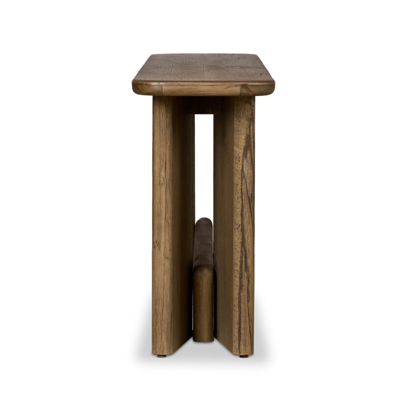 Nadine Console Table, Toasted Oak Veneer