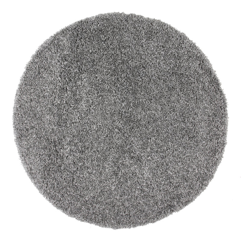 Bomani Solid Colour Area Rug, Round 160cm
