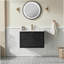 Meuble-lavabo mural simple 30 po avec lavabo en céramique-1268850774