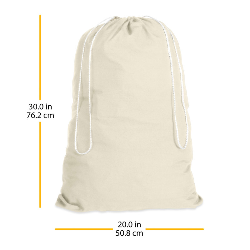 Sac à linge Whitc Polycotton