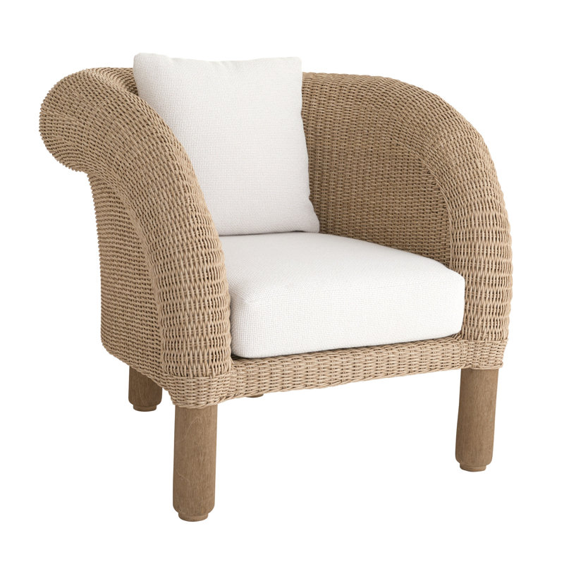 Fielder Outdoor Teak Lounge Chair