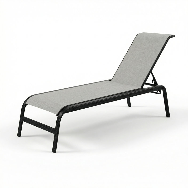 Chaise, Augustine Alloy II Sling/Granite
