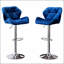 Tabouret de bar Breni Velvet Diamond