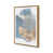 Cadre ouvert en angle, or poli