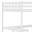 Lit mezzanine avec bureau en L, tablettes de rangement et escalier de rangement attaché-1558352727