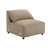 Veata Light Brown Suede Sectional Sofa