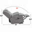 Fauteuil inclinable électrique Chenille avec massage par vibration 8 points et chauffage lombaire-159577284
