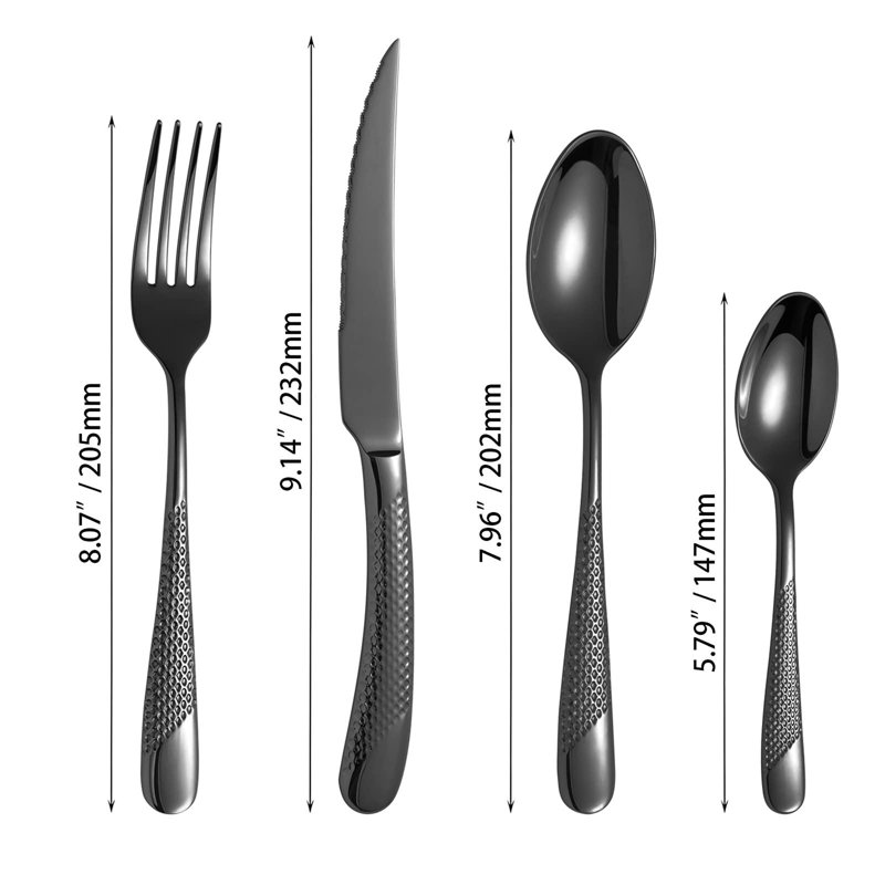 Ebern Designs Rickson 24 Piece Stainless Steel Cutlery Set , Service for 6