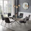 Round Glass Top Metal Base Dining Table-105900683-105900686