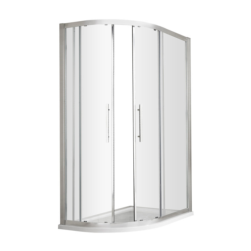 Apex Offset Quadrant Shower Enclosure, 190cm H x 118cm W x 78cm D