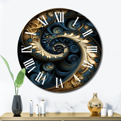 Horloge murale Cheli - Fractals