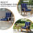 Patio Seat & Back Cushions, 42"×24" Tufted Water-Resistant Outdoor Cushion For Rocking, Dining Chairs-1536258195