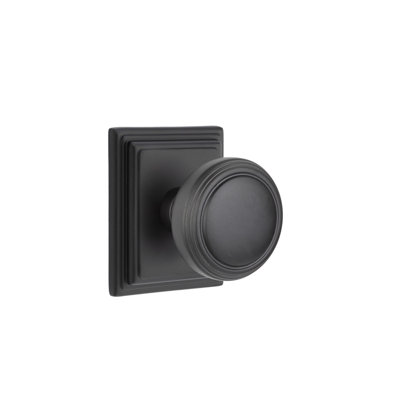 Emtek Privacy Knobset w/ Wilshire Rosette and Norwich Knob