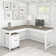 Huckins L-Shaped Credenza Desk