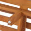 Ensemble de conversation d'extérieur 2 pièces en bois d'acacia avec causeuse et table basse à lattes Liz